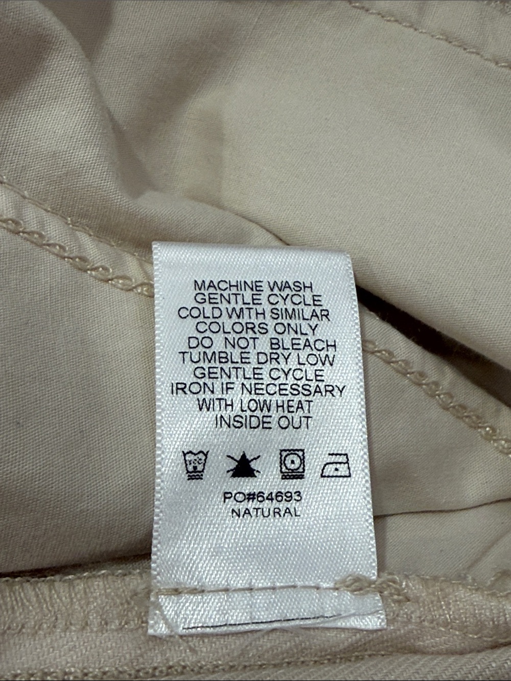 Evereve Marion Trouser, Tan, Cream “Natural” | Size 27 - Picture 8 of 8